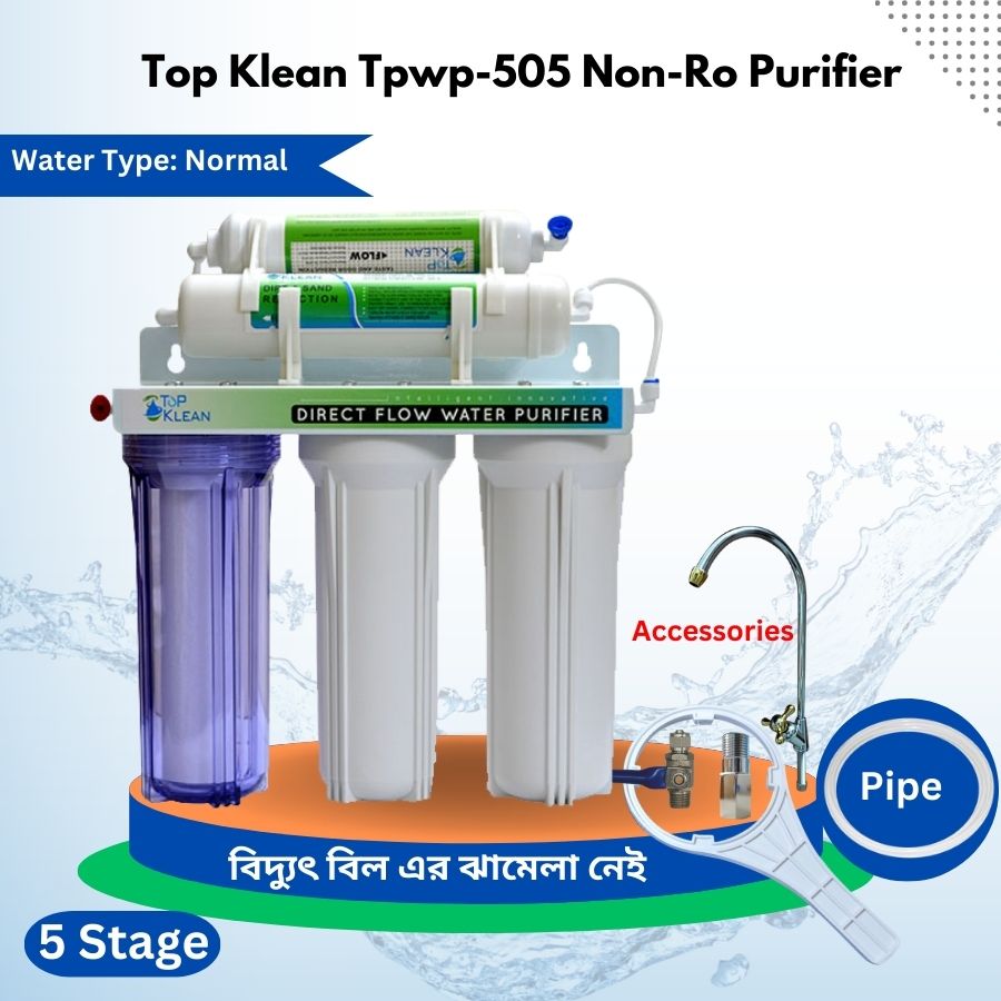 water filter, Klean Tpwp-505 Non RO Purifier Water filter. filter, best water filter, water purifier,