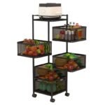 5 Layer Square Shape Kitchen Rack - Image 3
