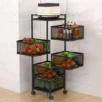 5 Layer Square Shape Kitchen Rack - Image 4