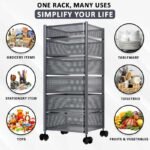 6 Layer Kitchen Storage Rack – Round Shape - Image 4