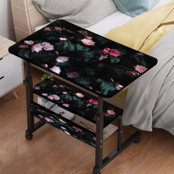 Double Layer Table Black Print Color