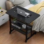 Double Layer Table Black Stripe Color