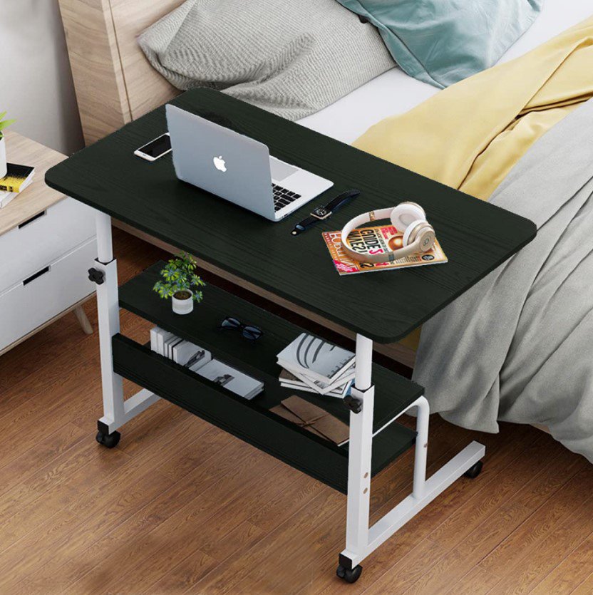 Double Layer Table Black & White Color