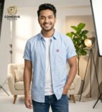 Short Sleeve Shirt 100% Ramie Cotton Fabric. - Image 2