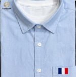 Short Sleeve Shirt 100% Ramie Cotton Fabric. - Image 4