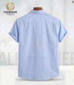 Short Sleeve Shirt 100% Ramie Cotton Fabric. - Image 5