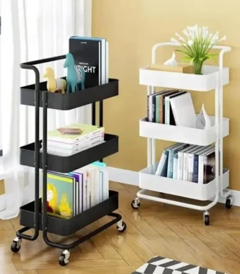 3 LAYER MULTIPURPOSE TROLLEY RACK