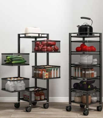 5 Layer Square Shape Kitchen Rack