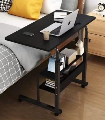 Double Layer Table Black Color